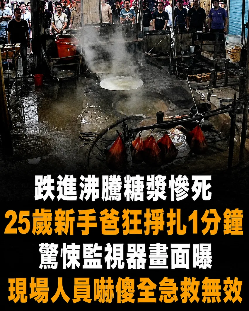 新手爸遭糖漿燙傷,25歲全身燒傷畫面曝 第 1 張