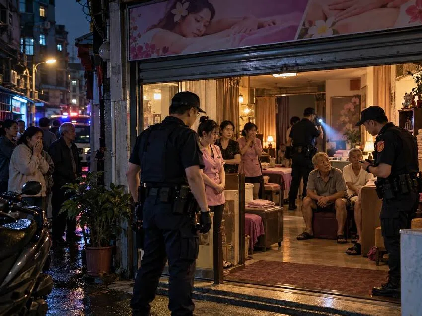 台中按摩店只接60歲以上男客,鄰居連1個月聽見哭聲,警方上門全不敢說話 第 2 張