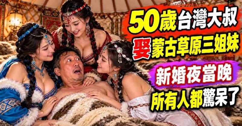 50歲台灣大叔娶蒙古三姐妹！新婚夜全場驚呆：蒙古旅遊真實異國婚姻 第 7 張
